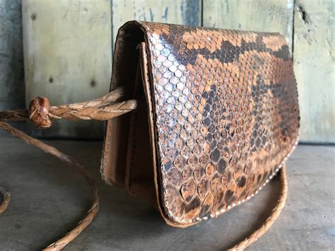 vintage snakeskin purse